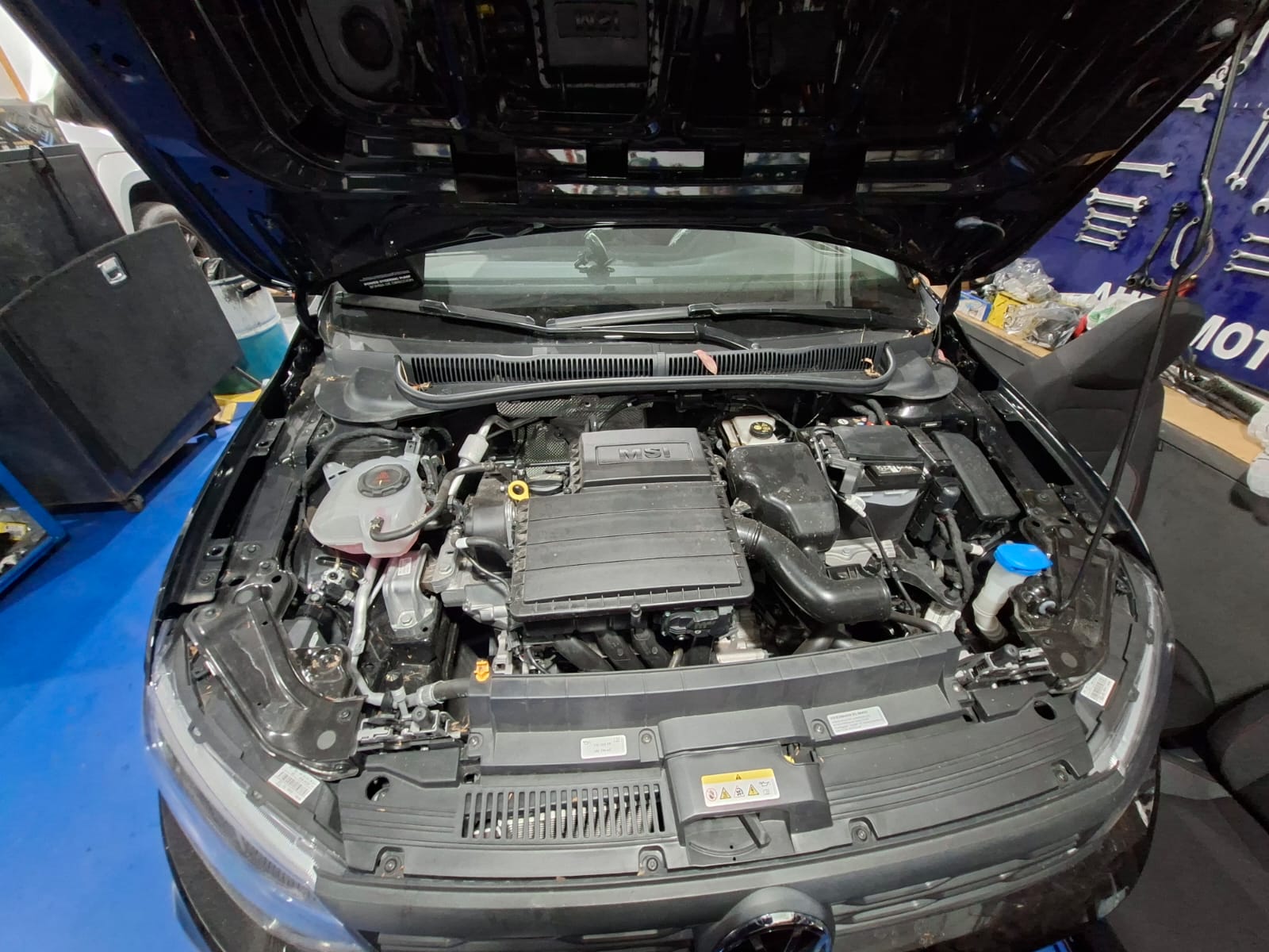 BMW en el taller
